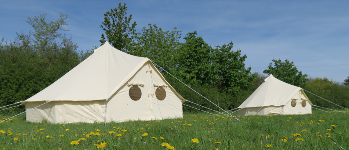 Tents in Field