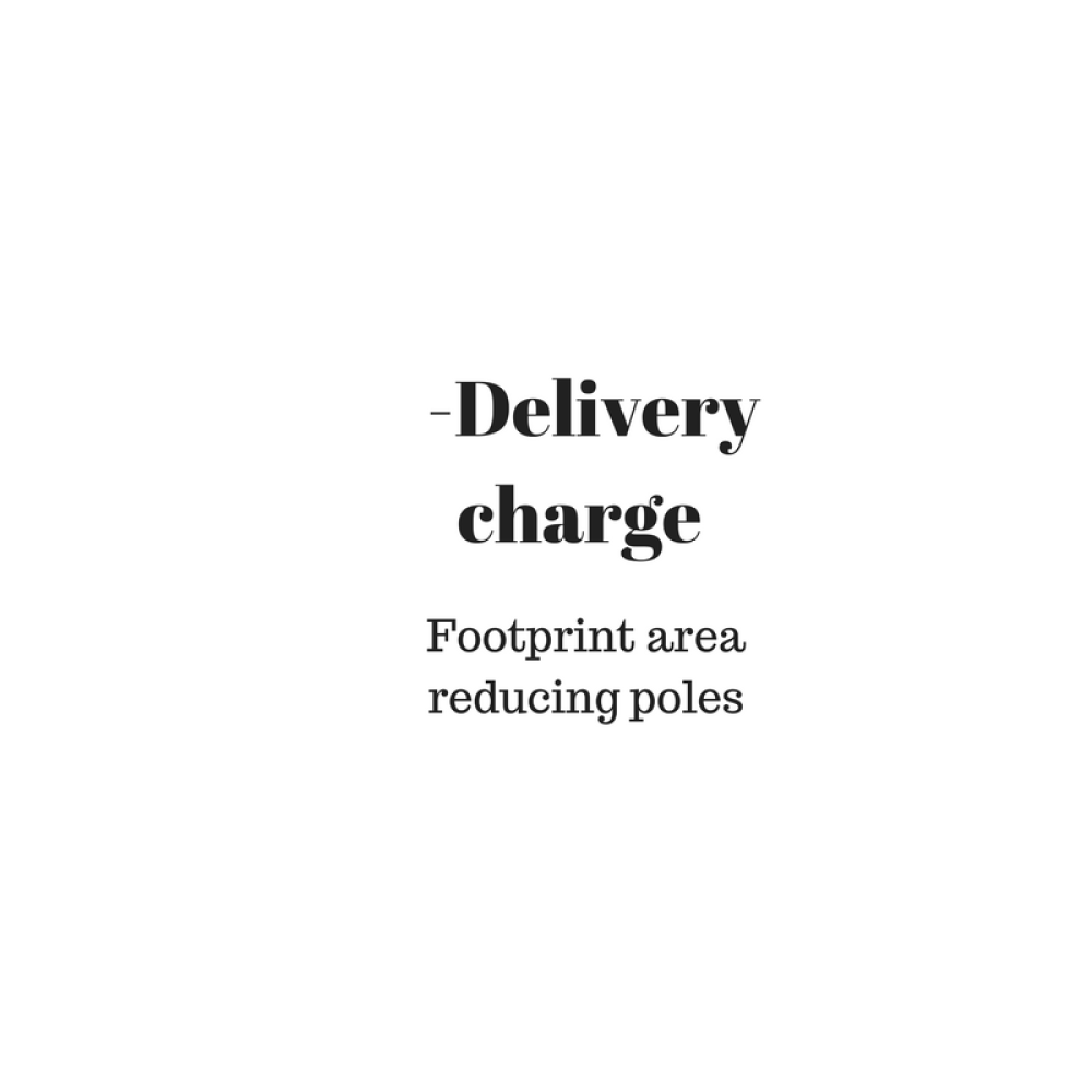 UK Delivery charge for footprint reducing poles